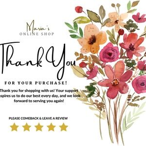 Personalized Thank You Cards for Small Business Owners